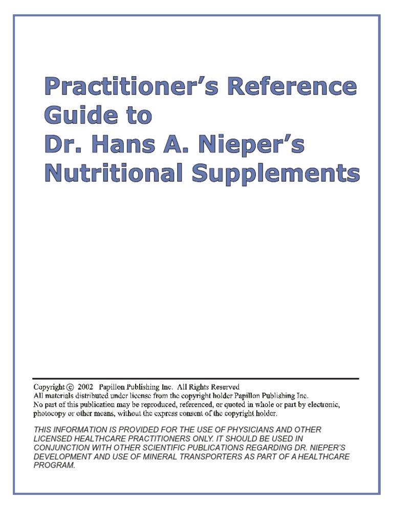 hans nieper l glutathione PRACTICITIONER Reference To Supplements | PDF | Vitamin C Ladies, hydrate and TONE Size:28 Servings Collection_Energy Supplements