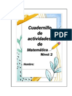 Cuadernillo de Matemática Nivel 2