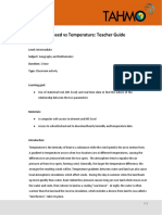 Wind Speed Vs Temperature: Teacher Guide