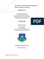 An Evaluation of The Customers' Satisfaction of Social Islami Bank Limited: A Study On Savar Branch Submitted To