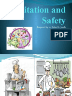 Sanitation and Safety: Prepared By: Al Rafael A. Jacob Cookery Trainer