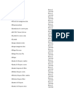 Listado de Error Al Subir Archivos