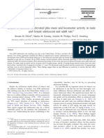 Effects of Nicotine On Elevated Plus Maze and Locomotor Activity in Male and Female Adolescent and Adult Rats