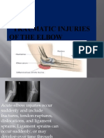 Traumatic Injuries of The Elbow