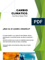 Expo EL CAMBIO CLIMATICO