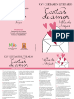 Diptico Cartas de Amor