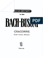 Ciaconne Bach Busoni