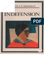 LIBRO Indefension - Martin Seligman