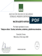 certificado ach