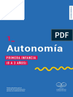 Autonomia Primera Infancia - 0 A 3 Años 1