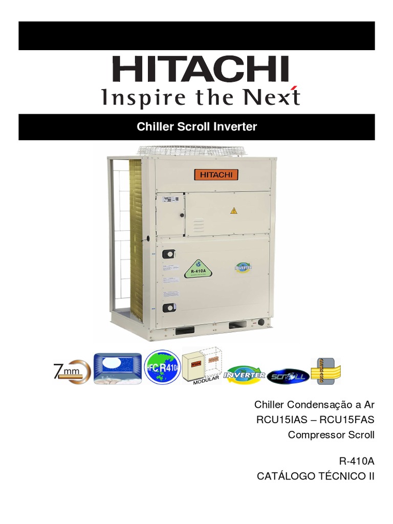 Chiller Scroll Inverter | PDF | Ar condicionado | Temperatura