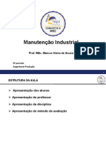 00 Manutenção Industrial_Bibliografia, Conteúdo, Avaliações