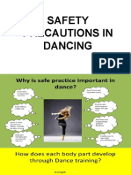 Grade 5 and 6 PE Safety Precautions in Dancing