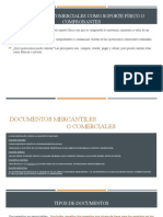 Documentos Mercantiles o Comerciales