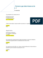 Cuestionario. Factores Que Intervienen en La Comunicación. 4