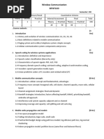 Wireless Communication BIT471CO: Year: IV Semester: VIII