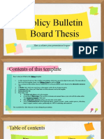 Policy Bulletin Board Thesis Summary