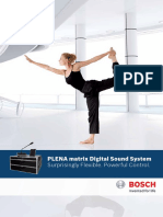 PLENA Matrix Digital Sound System: Surprisingly Flexible. Powerful Control