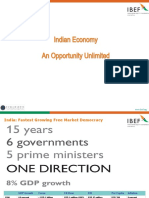 Indian Economy An Opportunity Unlimited