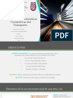 Principales Caracteristicas Geometricas Del Transporte