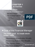 An Overview: I. Financial Management
