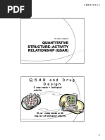 QSAR and Drug Design: C Omp Ounds + Biological Activ Ity