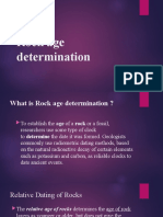 Rock Age Determination Methods