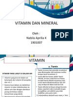 Vitamin Dan Mineral - Nabila 1901007