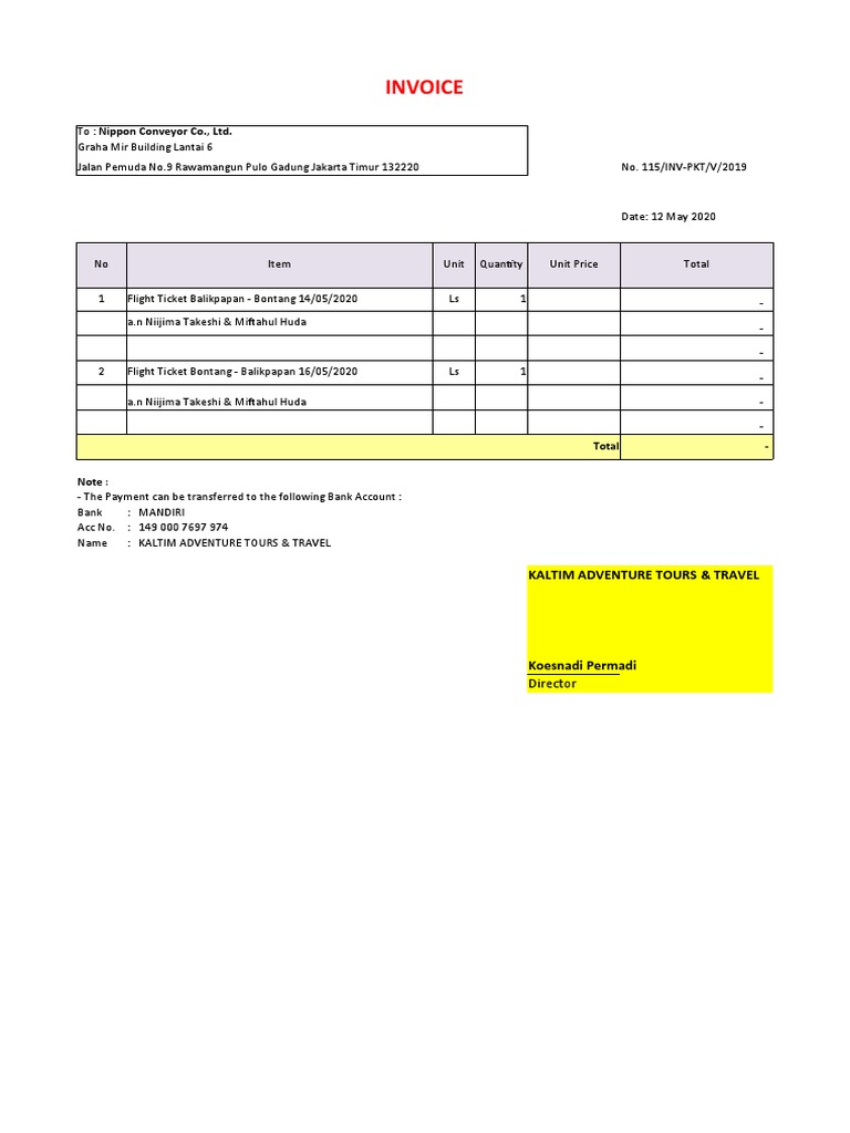 Sample Invoice | PDF