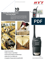 TC-320 compact 2W radio for dependable communications
