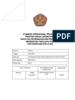 (Draft) SOP Praktek Kerja Lapangan (PKL) Fakultas Peternakan Dan Perikanan Universitas Tadulako Palu