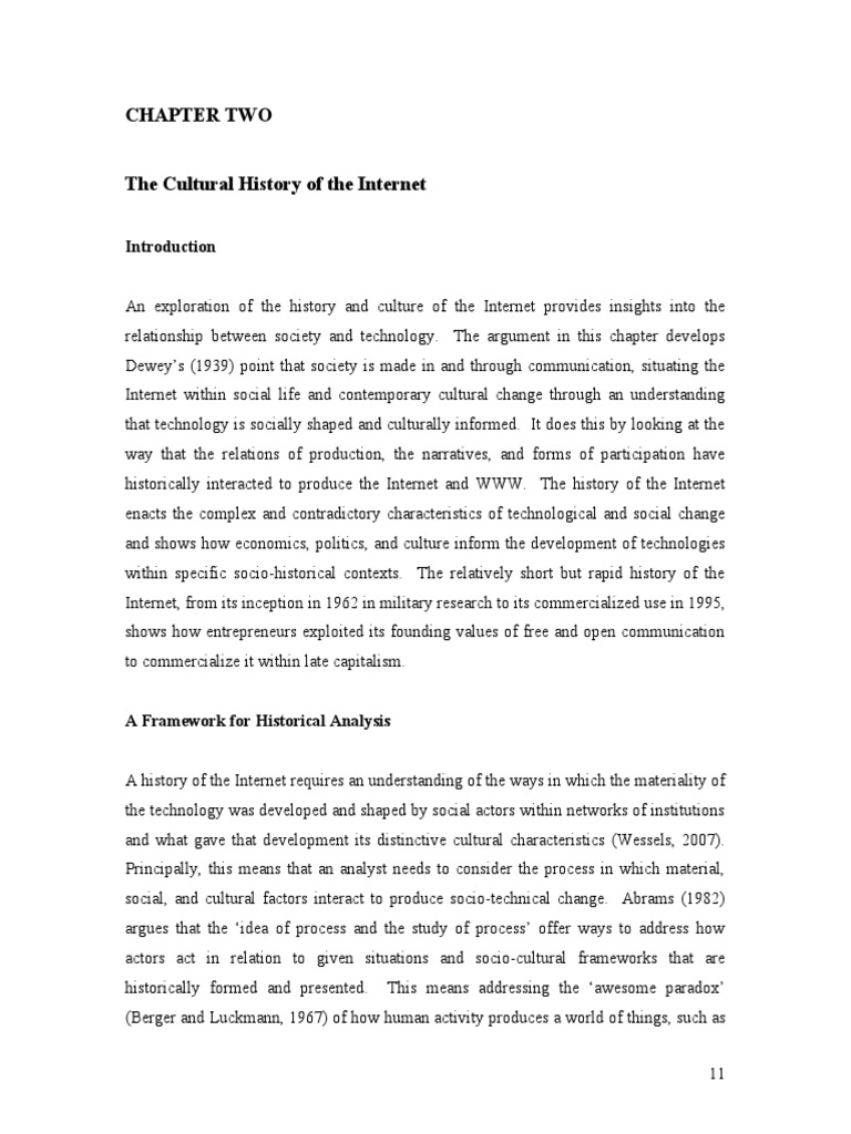 Chapter 2 Culture of History | PDF | Packet Switching | Entrepreneurship