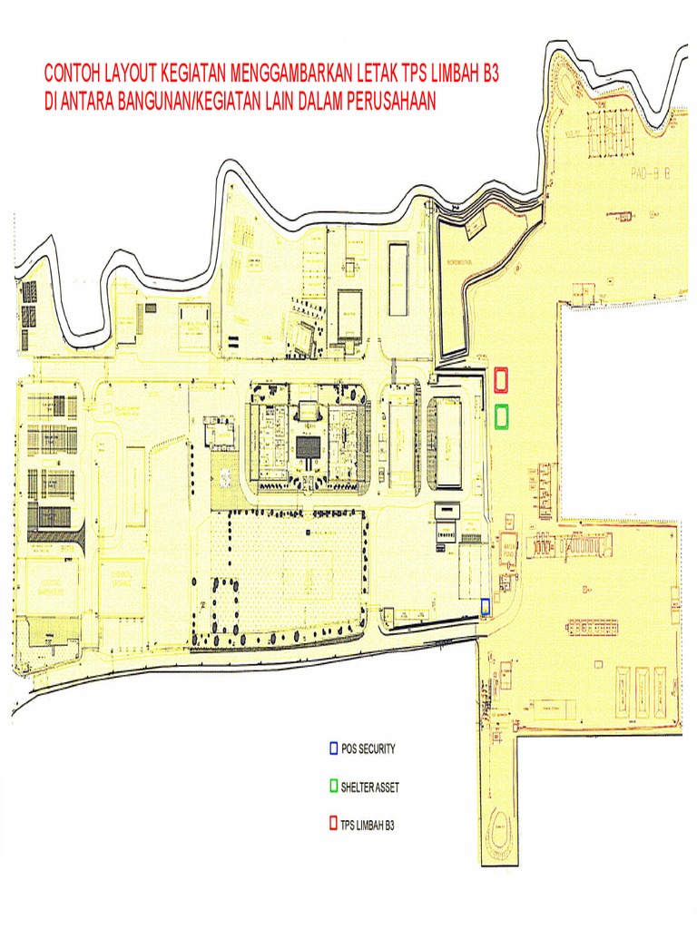 Layout TPS Limbah B3 di Perusahaan | PDF