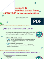 Recomendaciones Frente A COVID-19, Coronavirus, Vers 9b