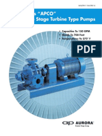 110A Series "APCO" One & Two Stage Turbine Type Pumps