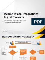 Income Tax On Transnational Digital Economy: Directorate of International Taxation Directorate General of Taxes