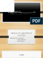 Design of Absorption Column 160127152306