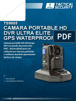 ts9805 9102 Camara Portable HD DVR Elite Gps Ip67