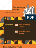 Intra Dan Inter Industry Trade-Ica