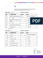 Kami Export - Food Diary Log Template