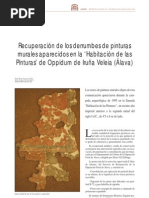 Jabaloyas, J. Recuperación derrumbes murales. 2004