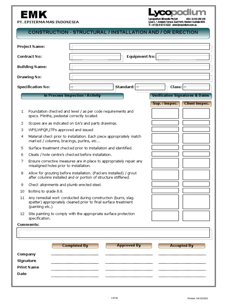 Quality Assurance (QA) Structure | PDF | Specification (Technical ...