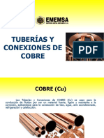 Presentación de conexiones y tuberías - COBRE - Ememsa