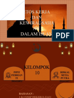 Kelompok 10 - Etos Kerja Dalam Islam