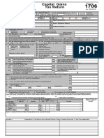 BIR FORM for CGT 1706