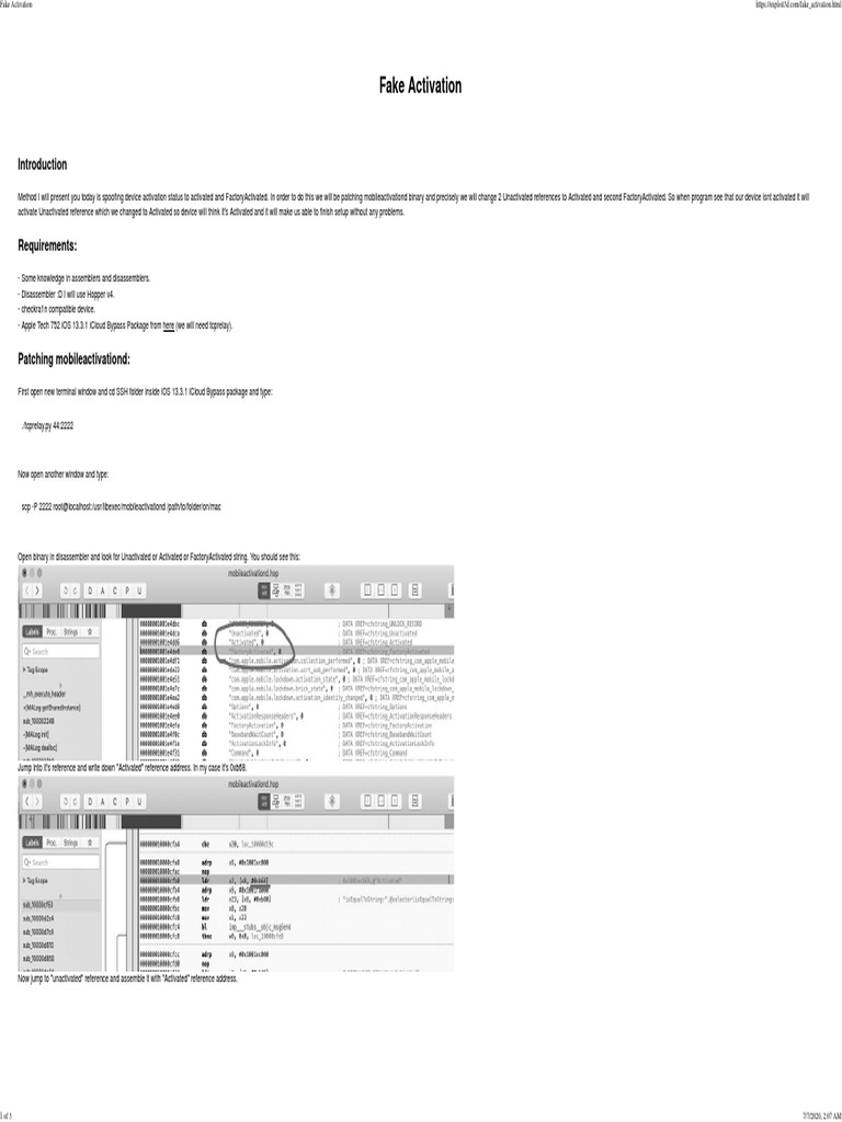 Fake Activation | PDF | I Cloud | Ios