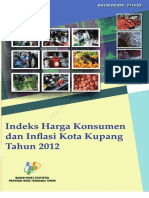 Indeks Harga Konsumen Dan Inflasi Kota Kupang Tahun 2012