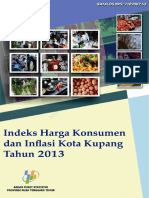 Indeks Harga Konsumen Dan Inflasi Kota Kupang Tahun 2013