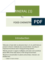 Mineral (1) : Food Chemistry