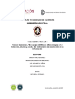 Tema 2 Subtema 2.7 Bosquejo Del Método (Metodología) 2.7.3 Selección, Diseño y Prueba Del Instrumento de Recolección de La Información